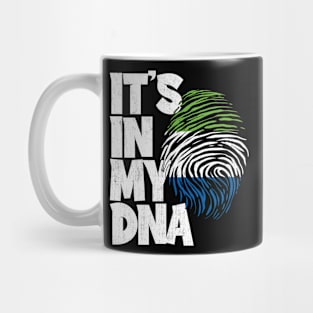 IT'S IN MY DNA Sierra Leone Flag Men Women Kids Mug